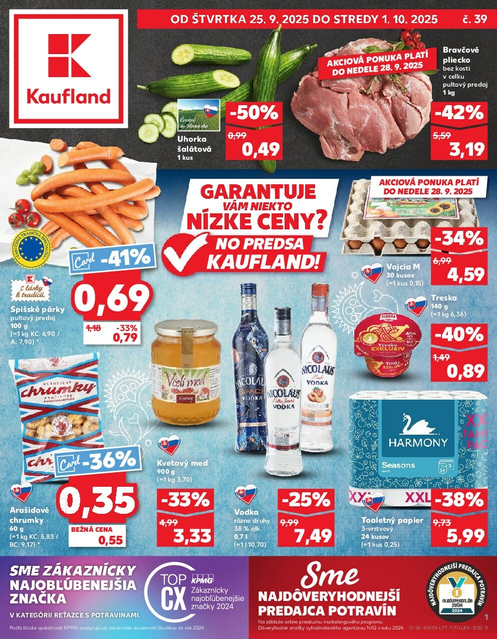 Leták Kaufland platný od 25.09. do 01.10.