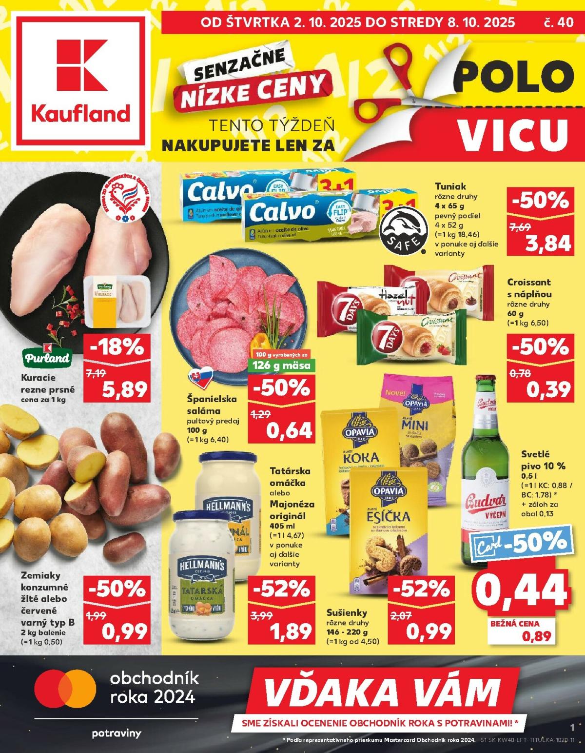 Leták Kaufland platný od 02.10. do 08.10.