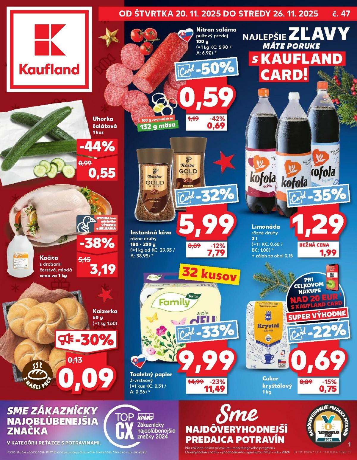 Leták Kaufland platný od 20.11. do 26.11.