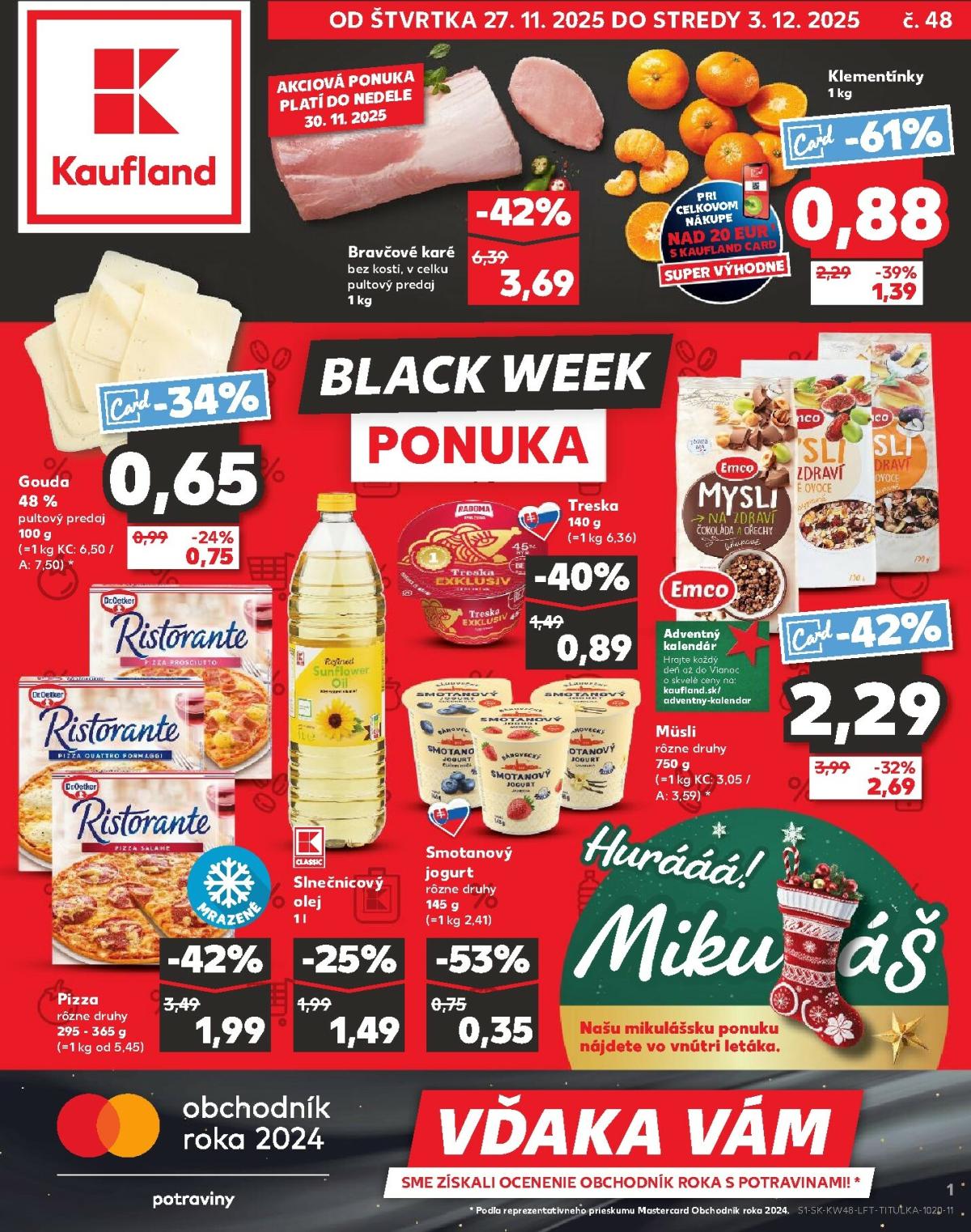 Leták Kaufland platný od 27.11. do 03.12.
