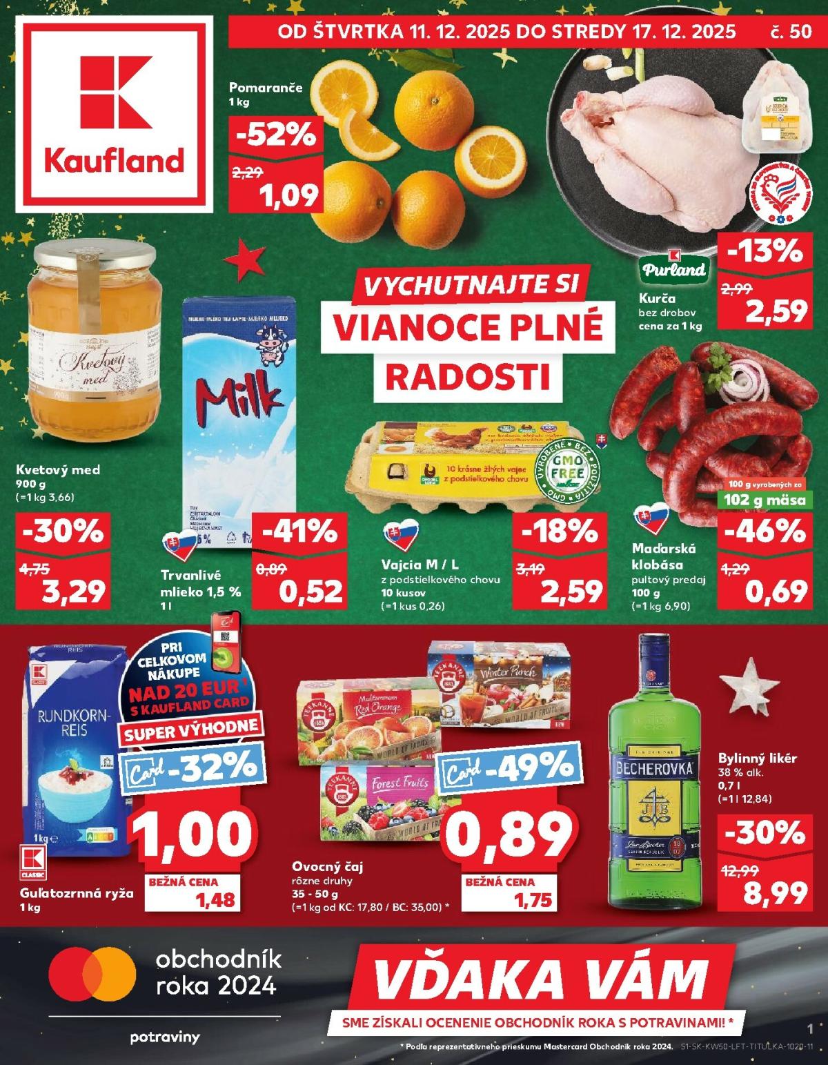 Leták Kaufland platný od 11.12. do 17.12.