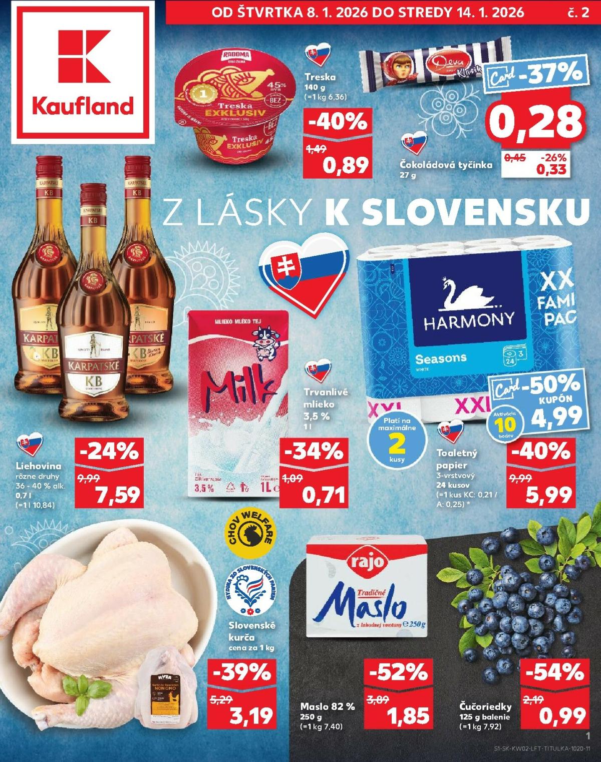 Leták Kaufland platný od 08.01. do 14.01.
