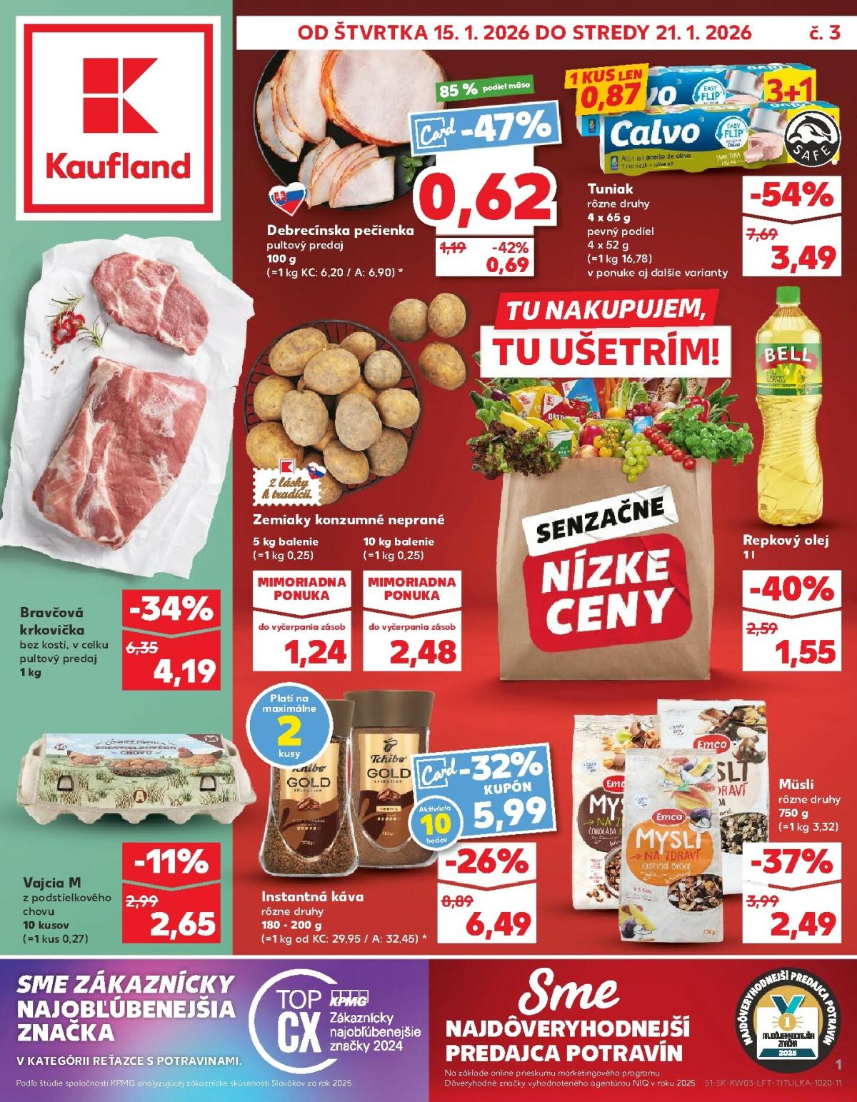 Leták Kaufland platný od 15.01. do 21.01.