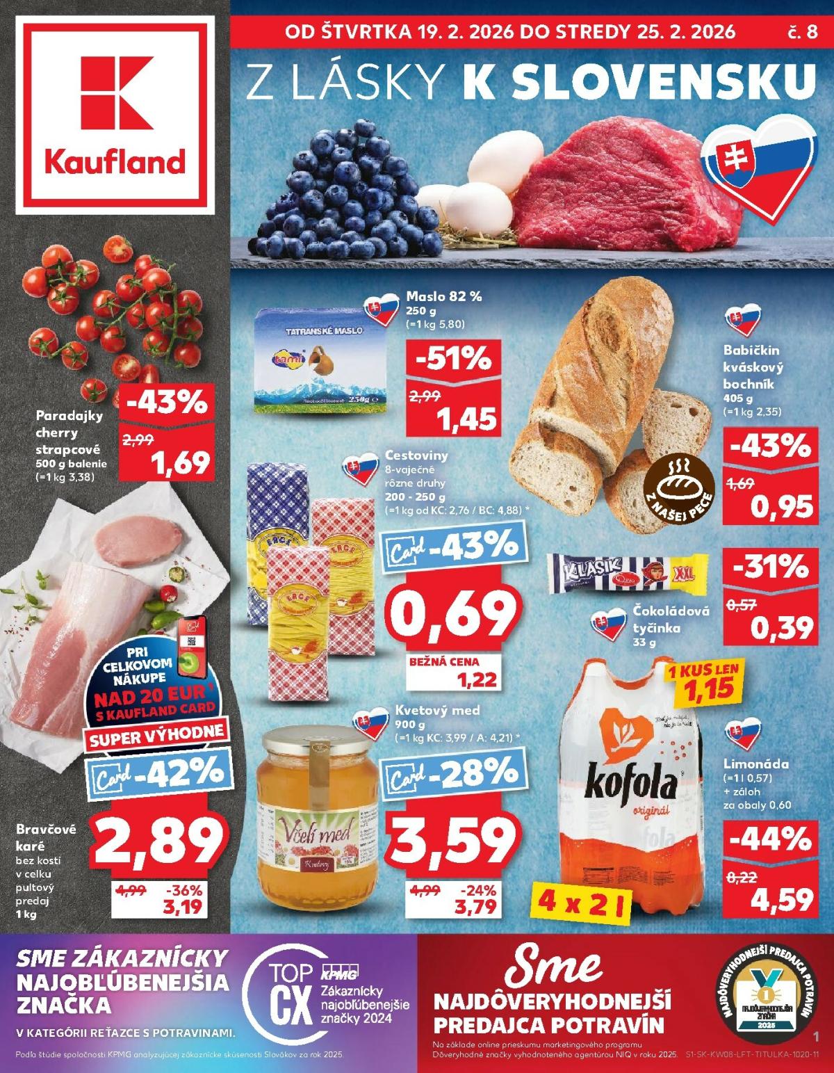 Leták Kaufland platný od 19.02.2026 do 25.02.2026