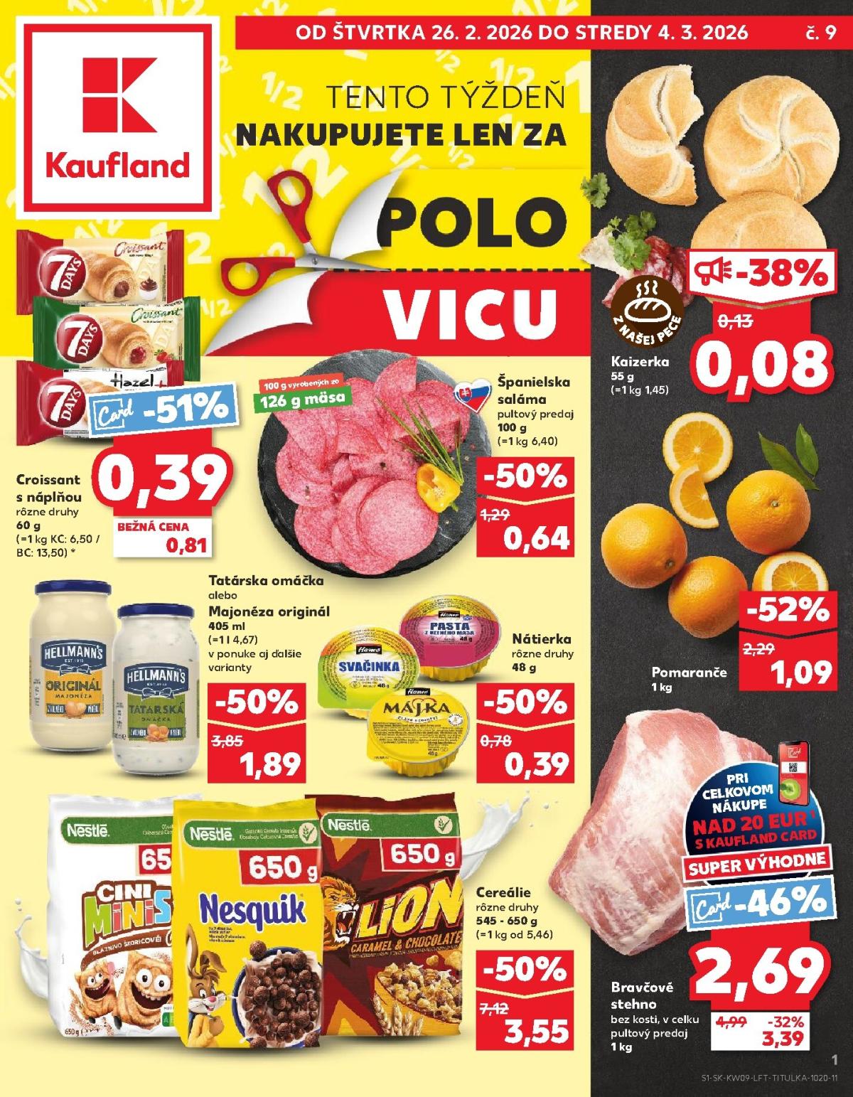 Leták Kaufland platný od 26.02.2026 do 04.03.2026