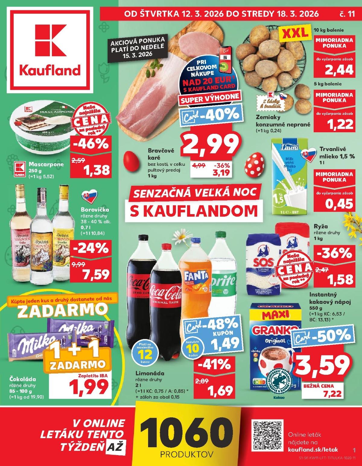 Leták Kaufland platný od 12.03.2026 do 18.03.2026