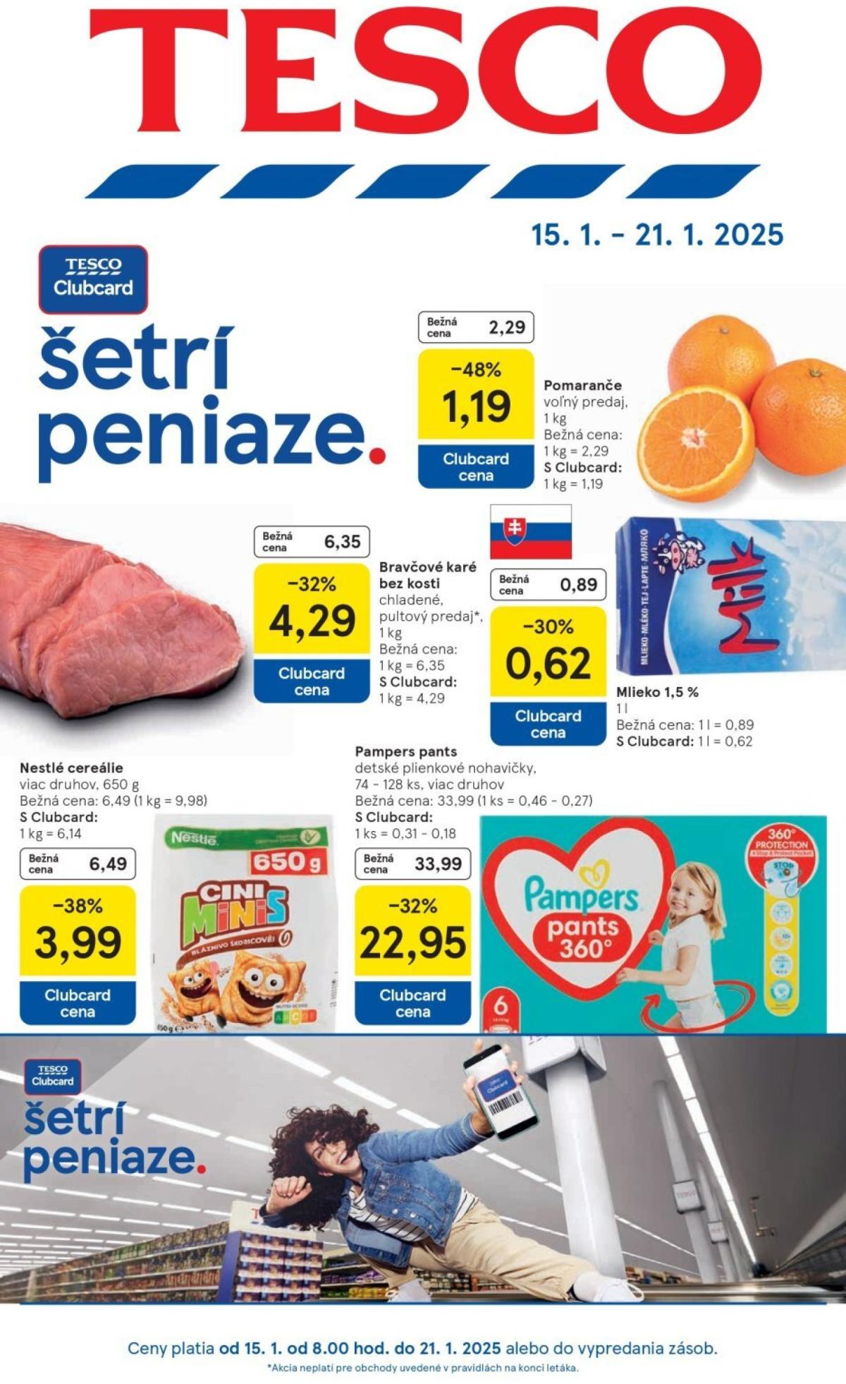 Tesco leták platný od 15.01. - 21.01.