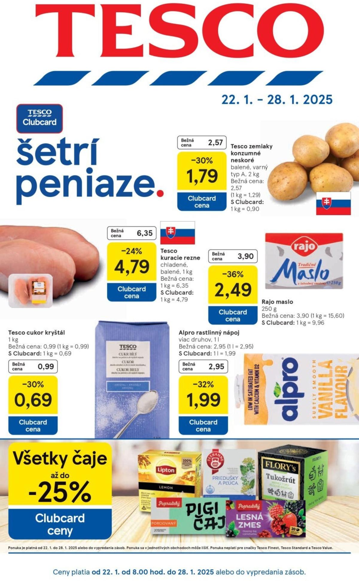 Tesco leták platný od 22.01. - 28.01.