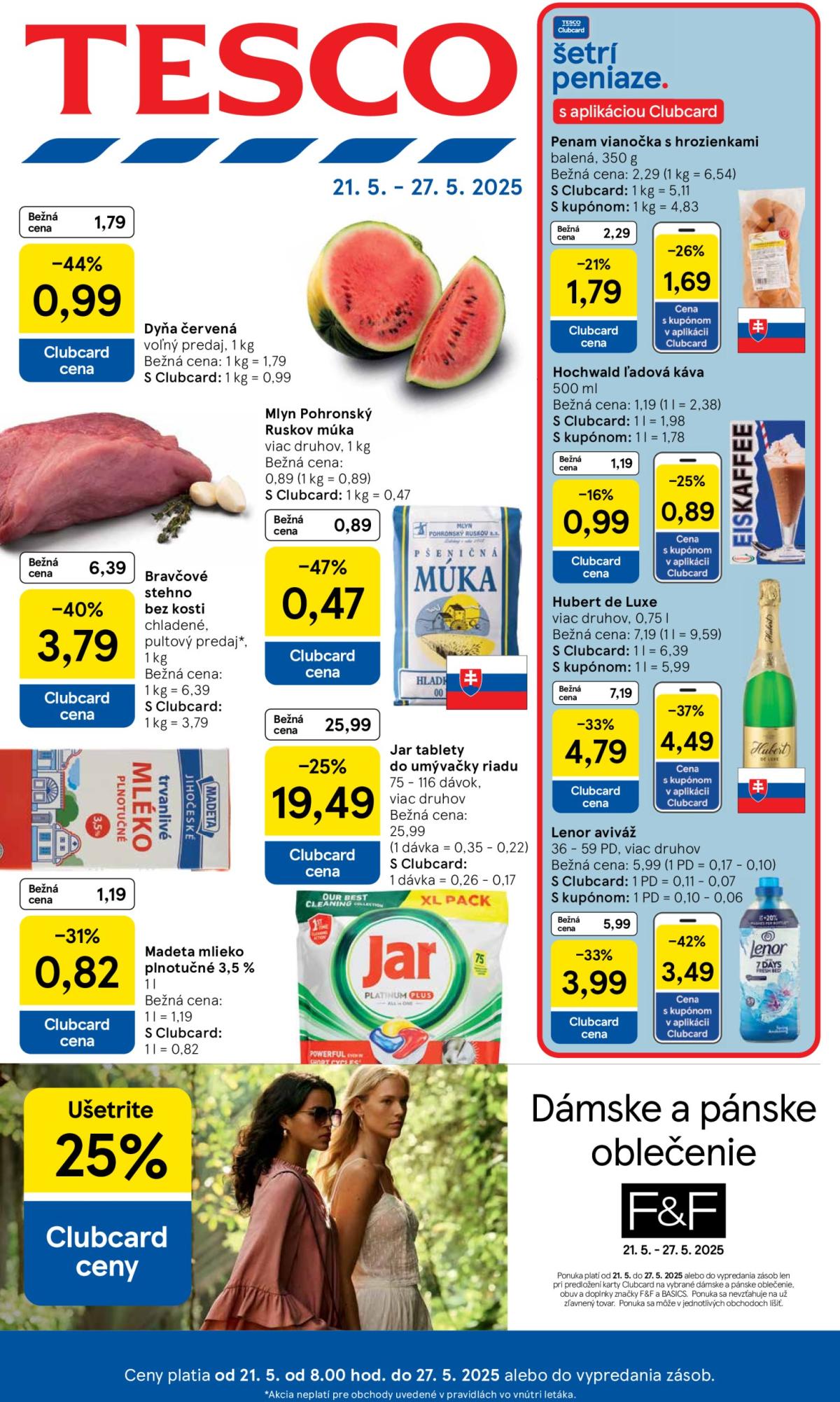 Tesco leták platný od 21.05. - 27.05.