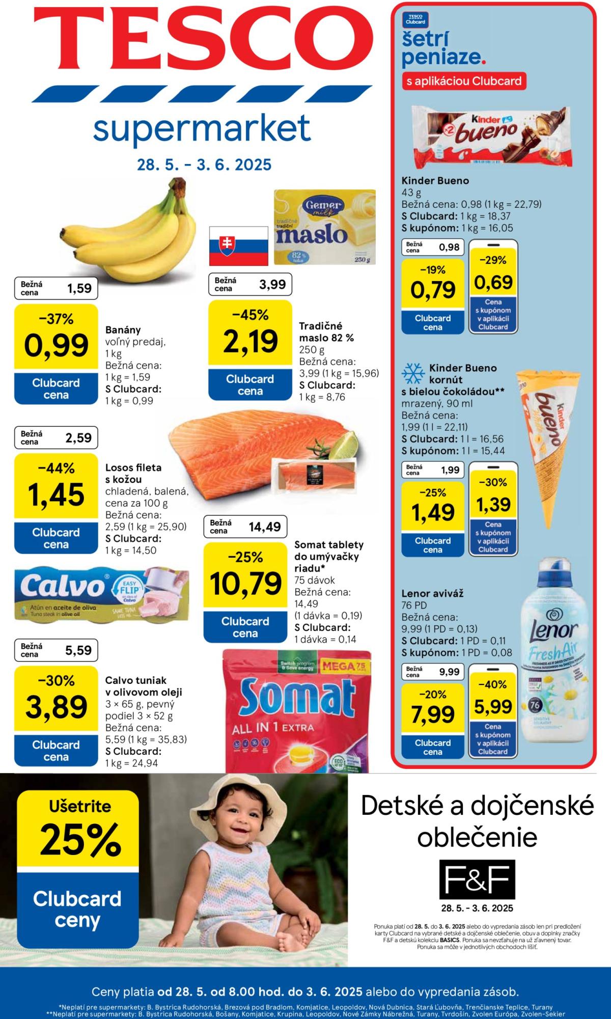 Tesco supermarket leták platný od 28.05. - 03.06.