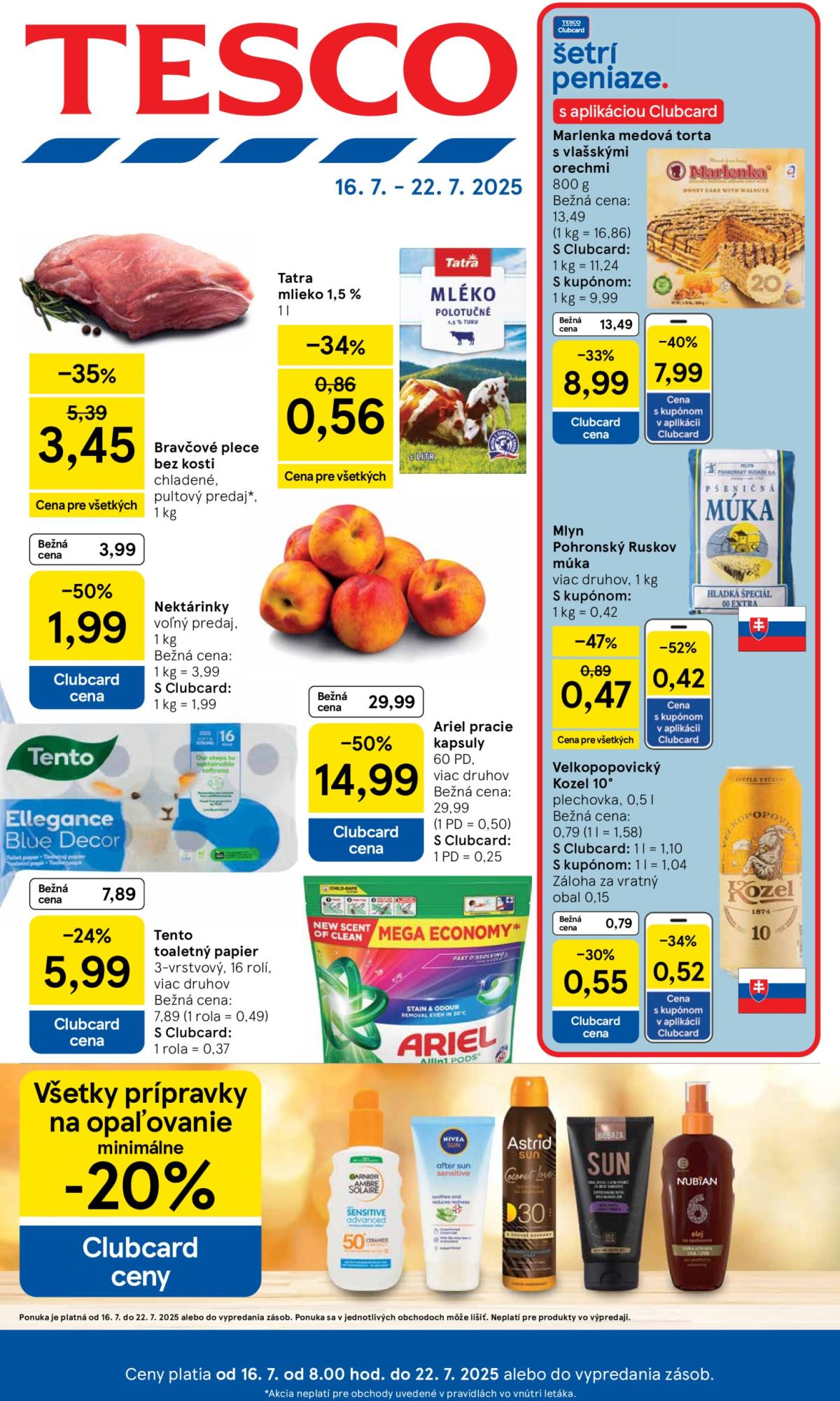 Leták Tesco platný od 16.07. do 22.07.