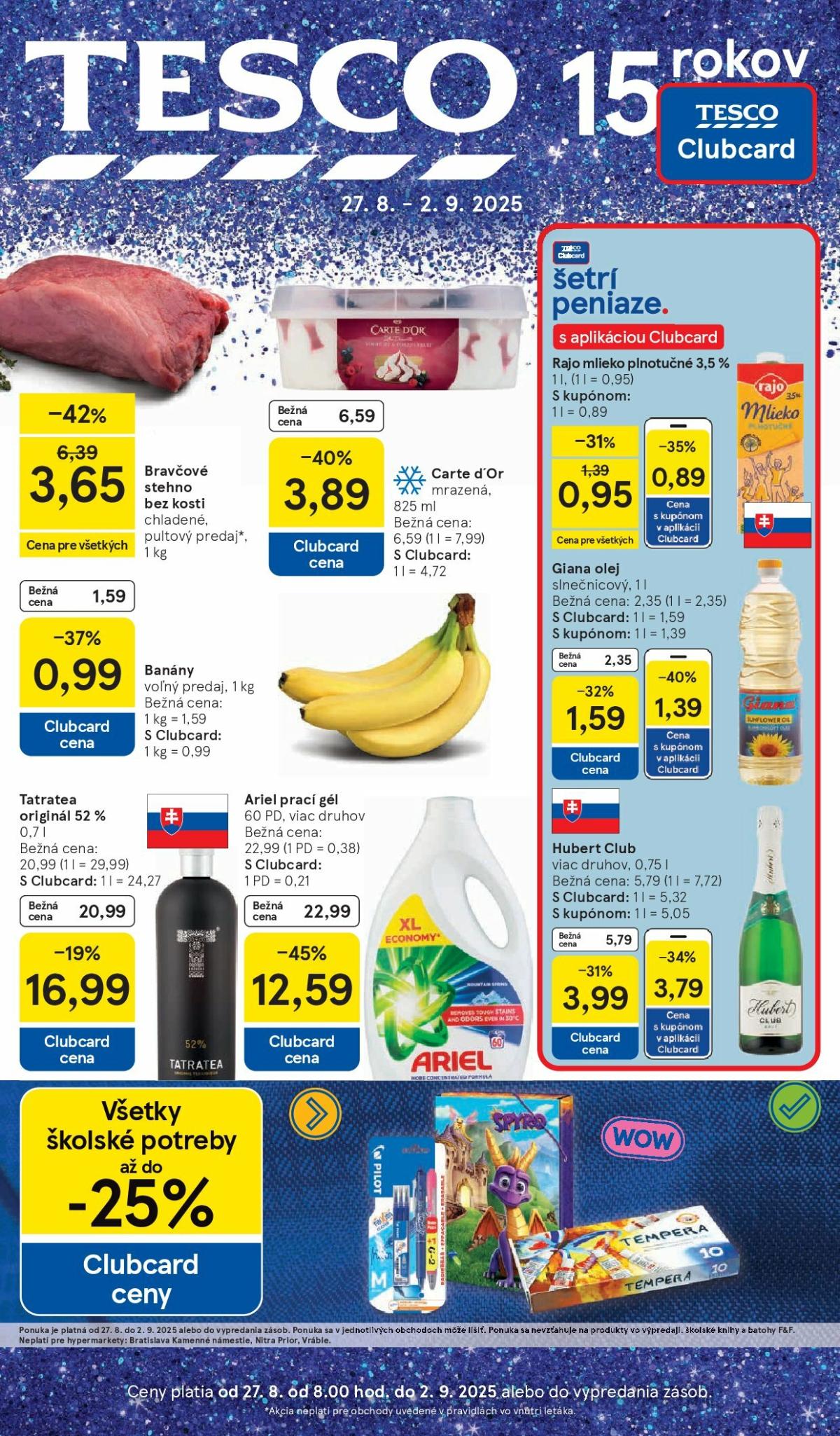 Leták Tesco platný od 27.08. do 02.09.