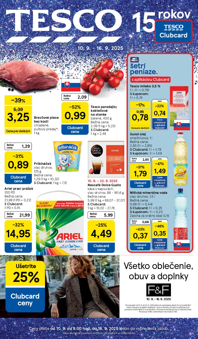 Leták Tesco platný od 10.09. do 16.09.