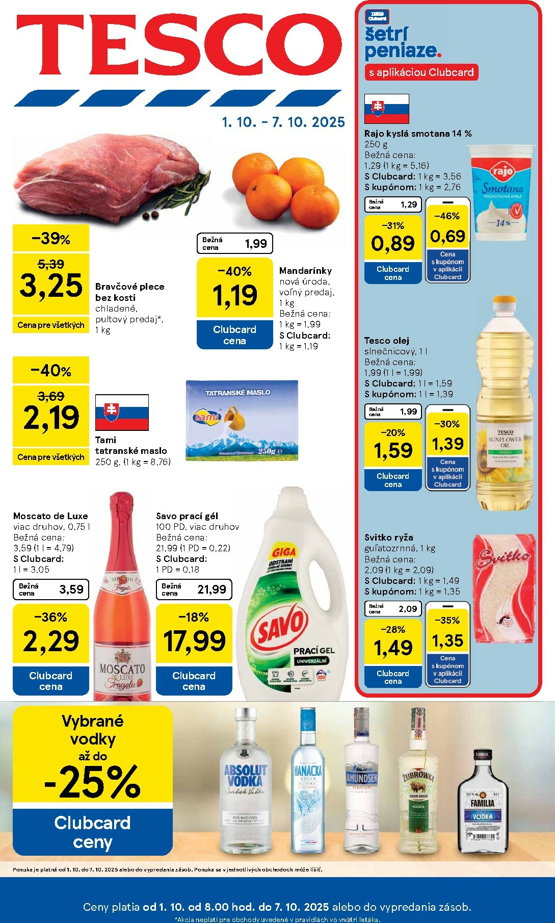 Leták Tesco platný od 01.10. do 07.10.