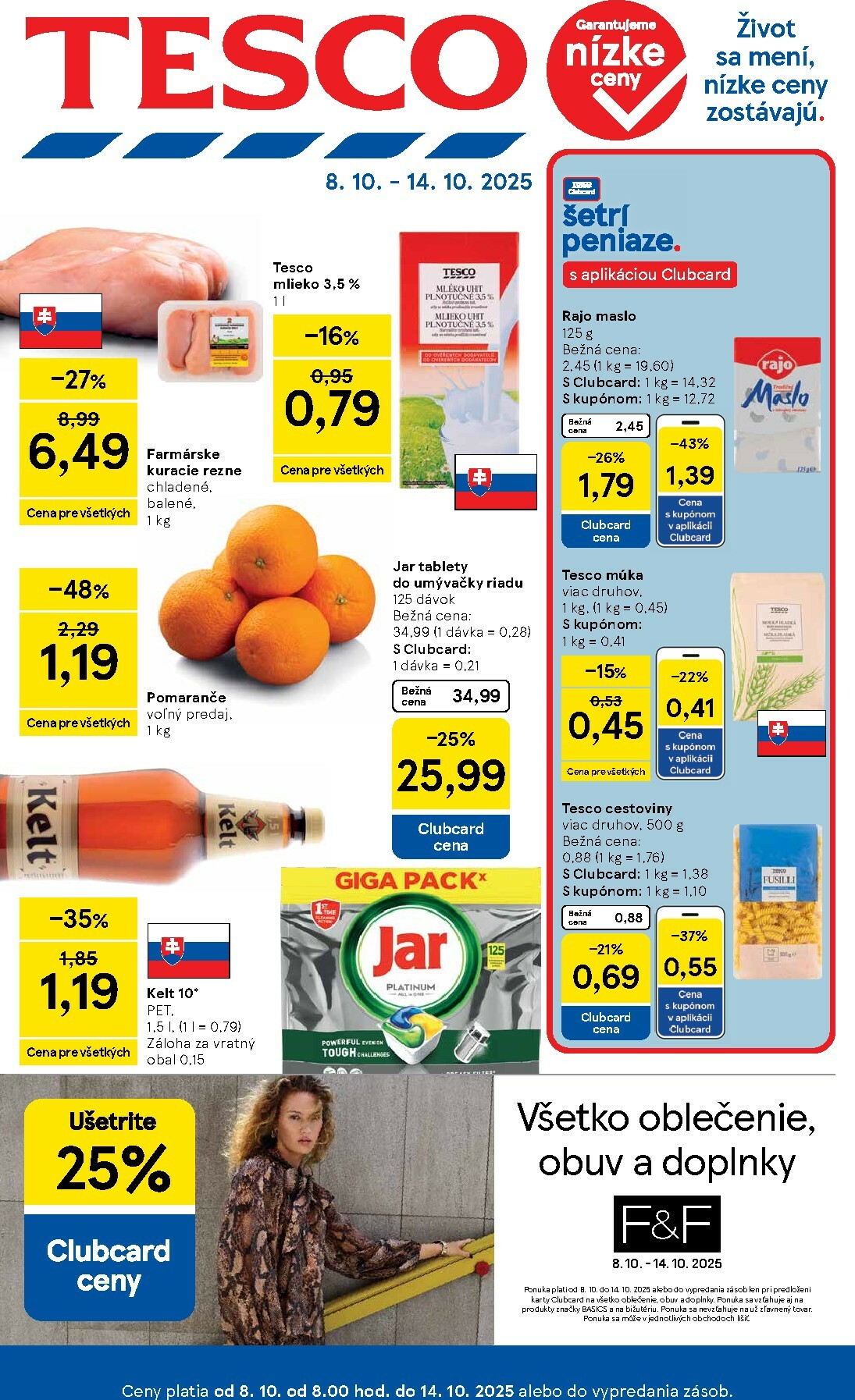 Leták Tesco platný od 08.10. do 14.10.