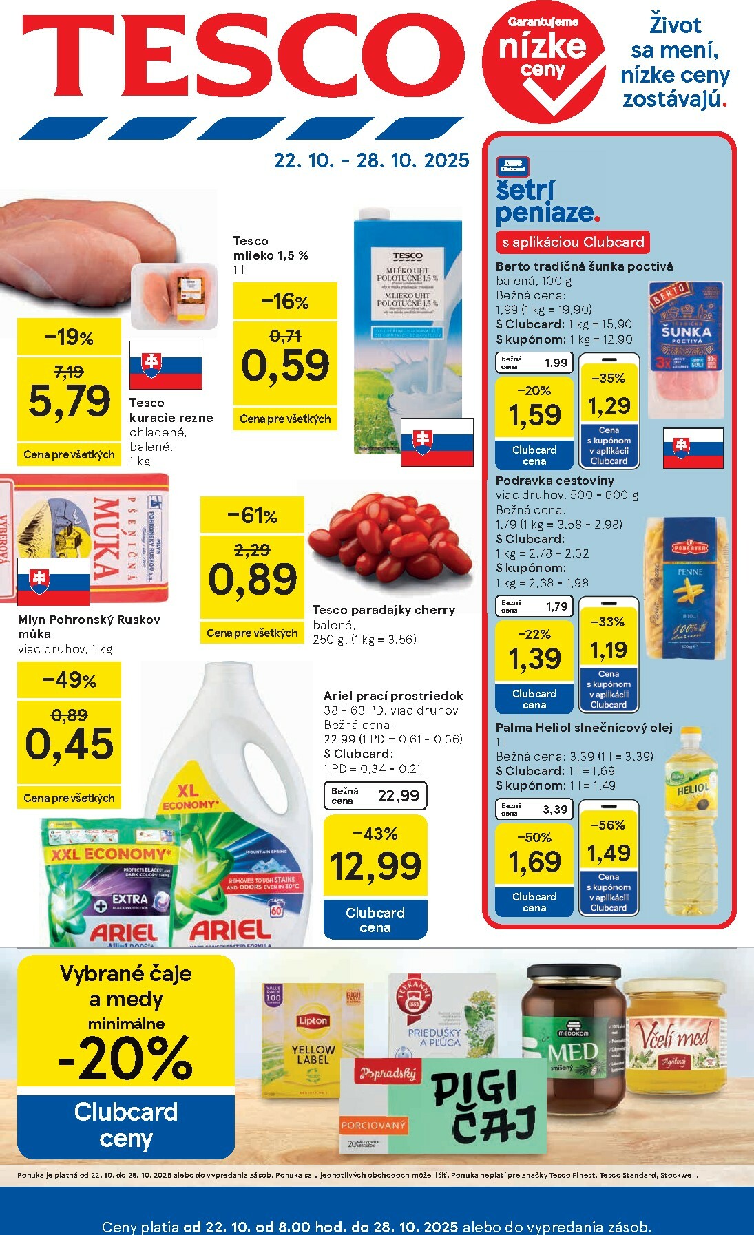 Leták Tesco platný od 22.10. do 28.10.