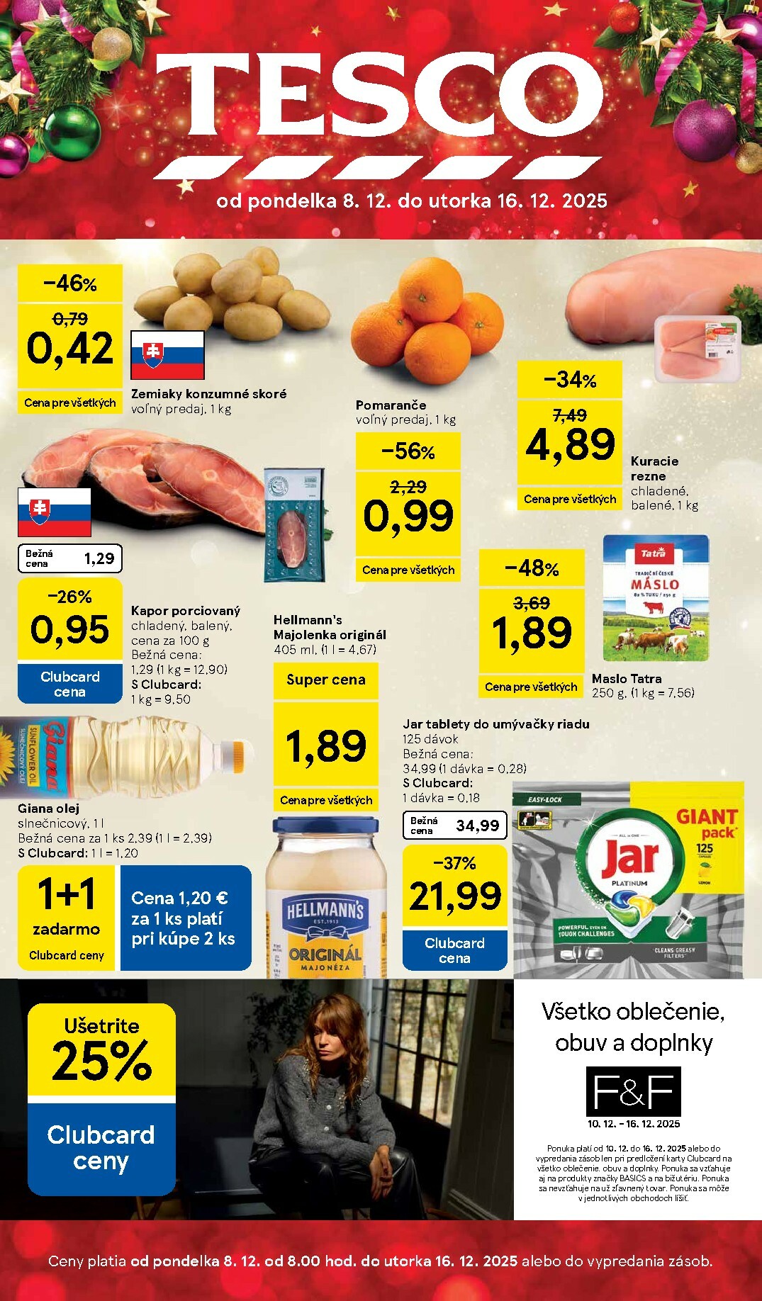Leták Tesco platný od 08.12. do 16.12.