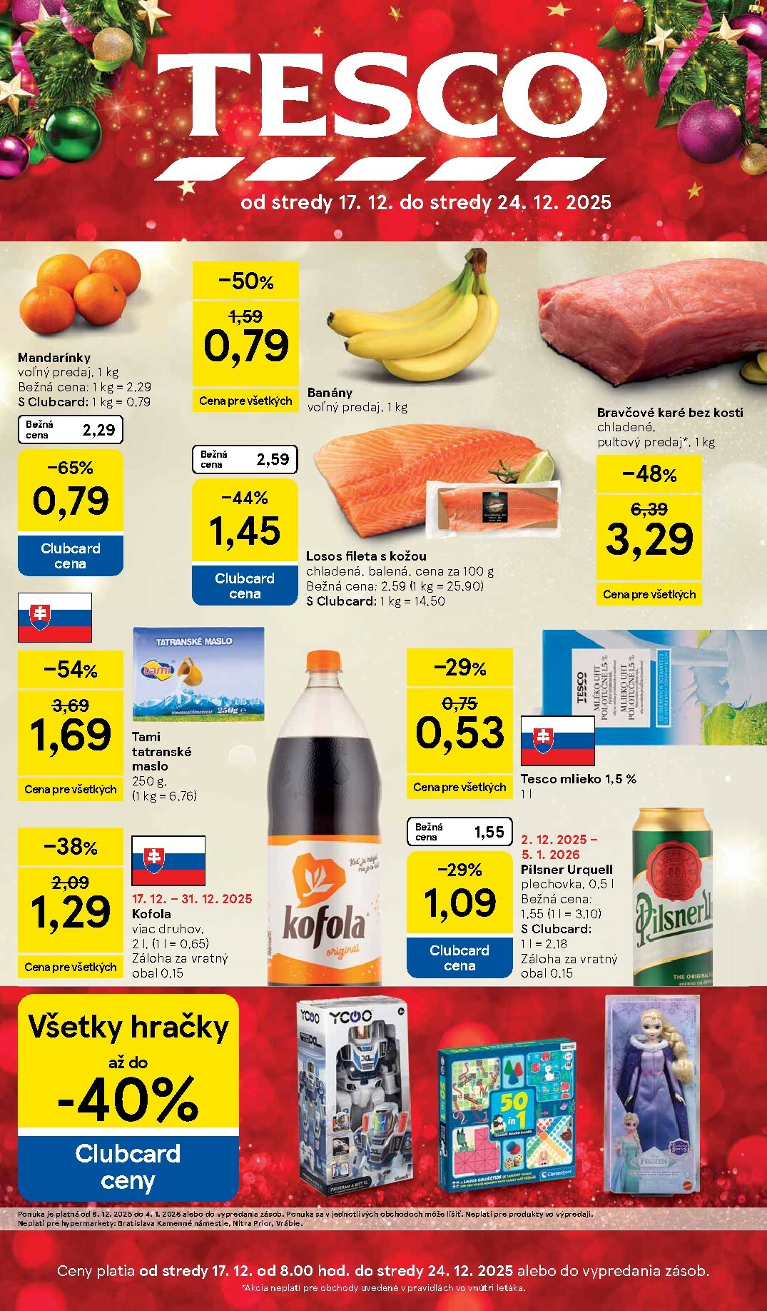 Leták Tesco platný od 17.12. do 24.12.