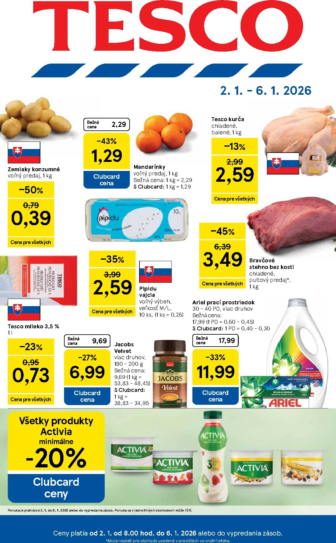 Leták Tesco platný od 02.01. do 06.01.