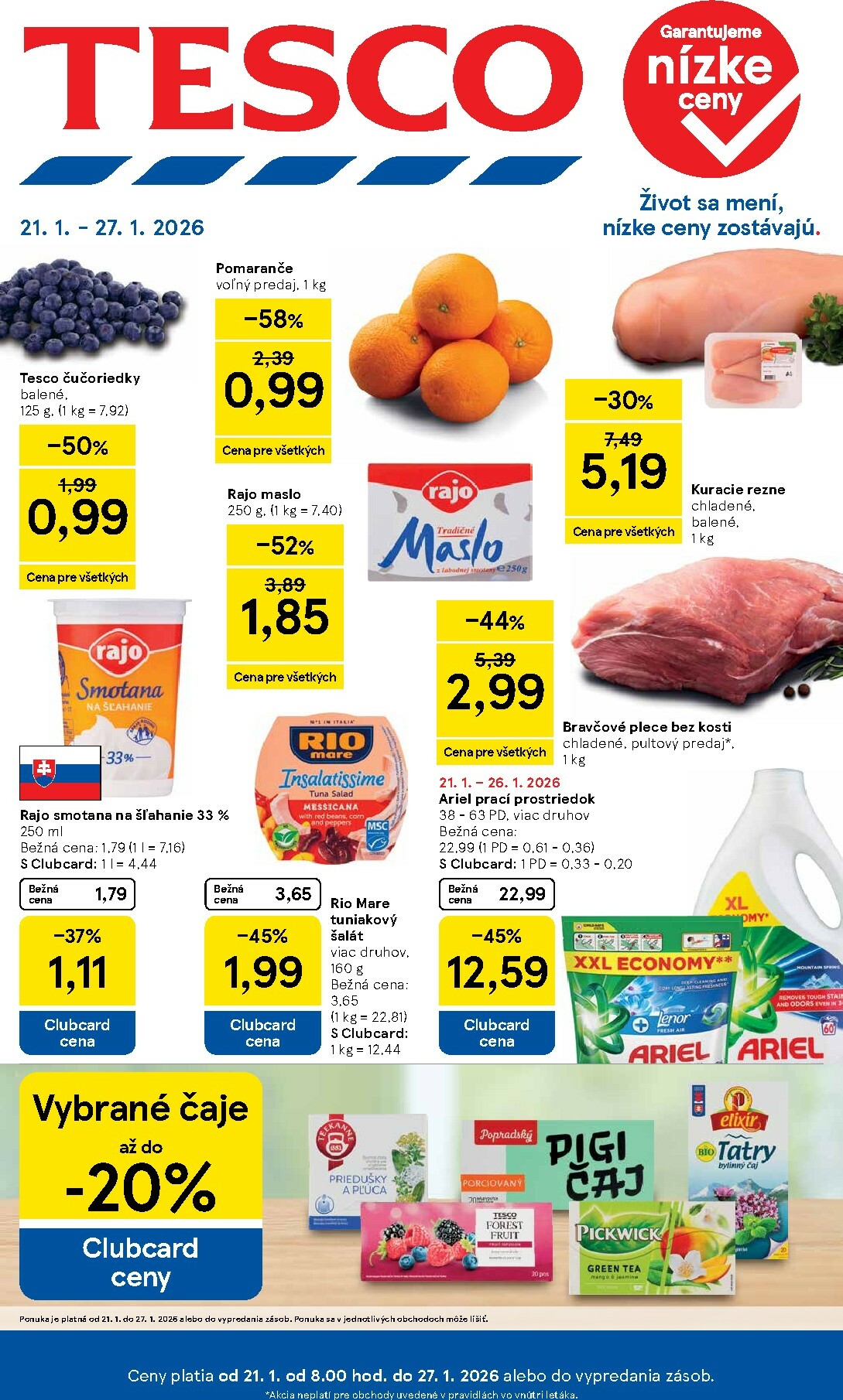 Leták Tesco platný od 21.01. do 27.01.