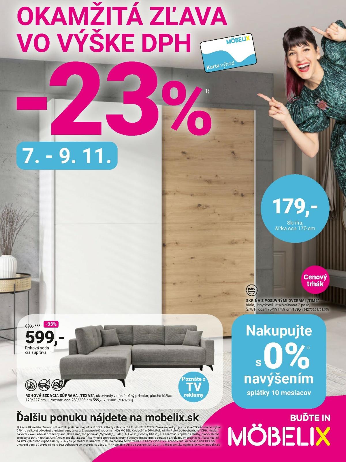 Leták Möbelix platný od 27.10. do 09.11.
