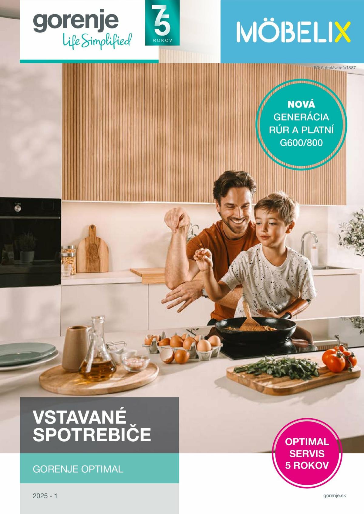 Leták Möbelix - Gorenje platný od 01.01. do 31.12.