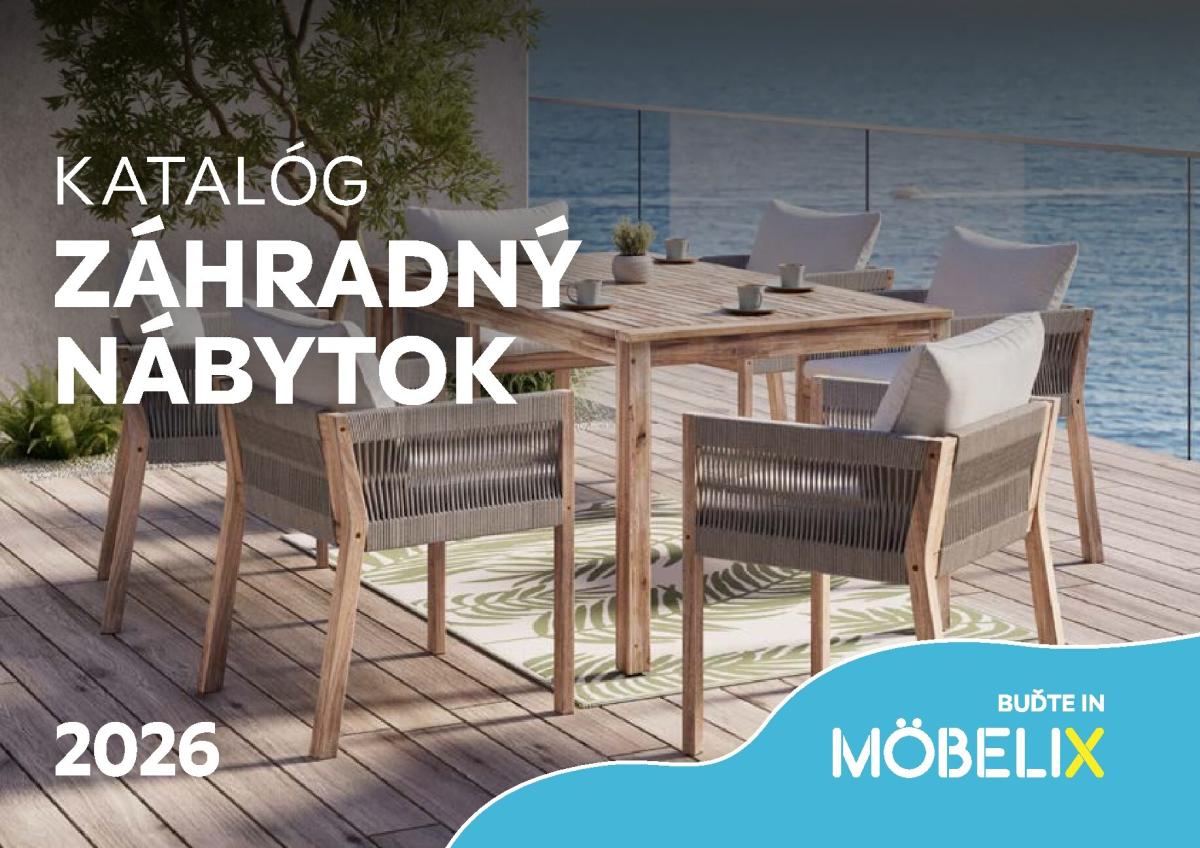Leták Möbelix - Katalóg záhradný nábytok platný od 01.03.2026 do 30.09.2026