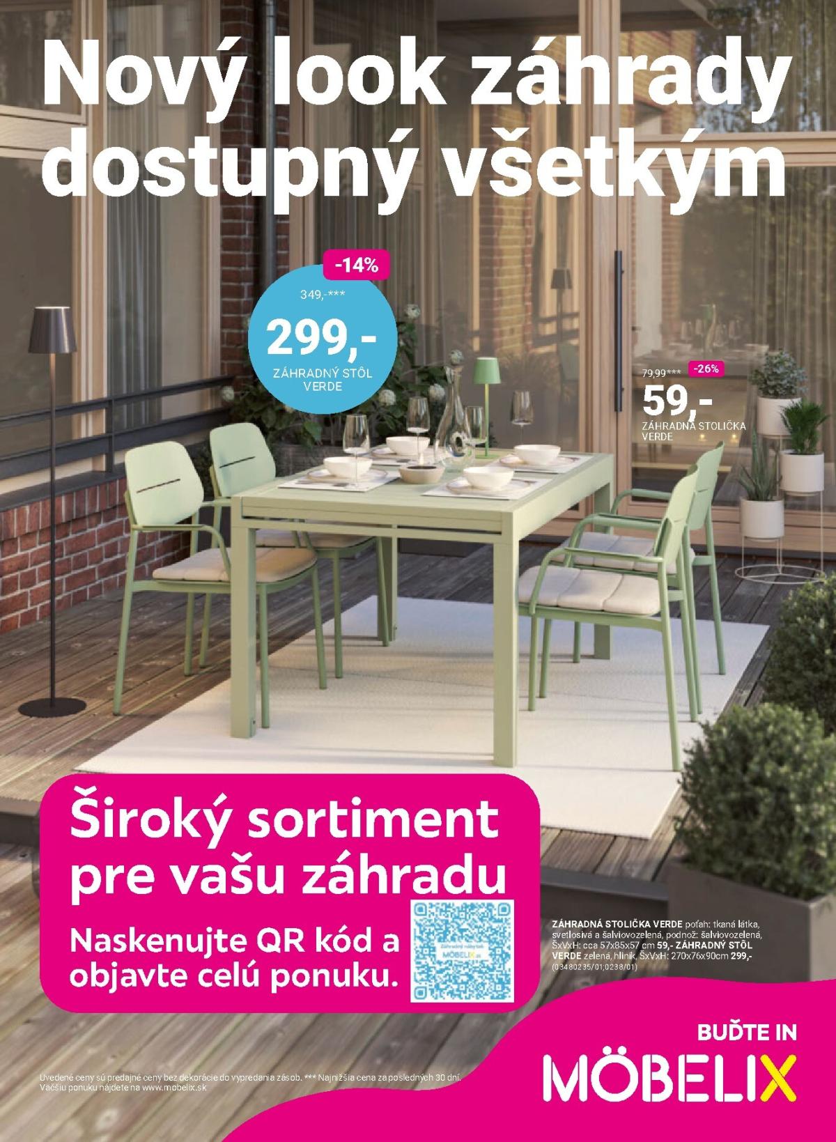 Leták Möbelix - Zahrady platný od 09.03.2026 do 05.04.2026