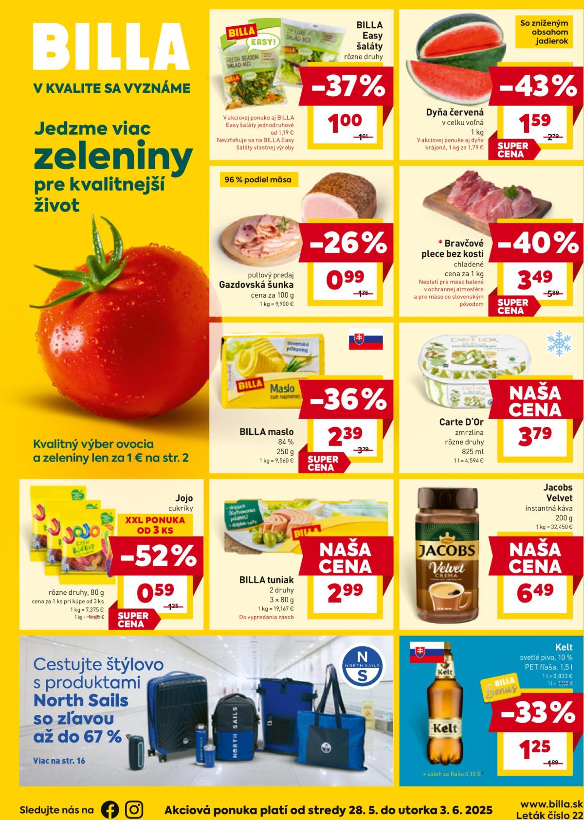 Billa leták platný od 28.05. - 03.06.