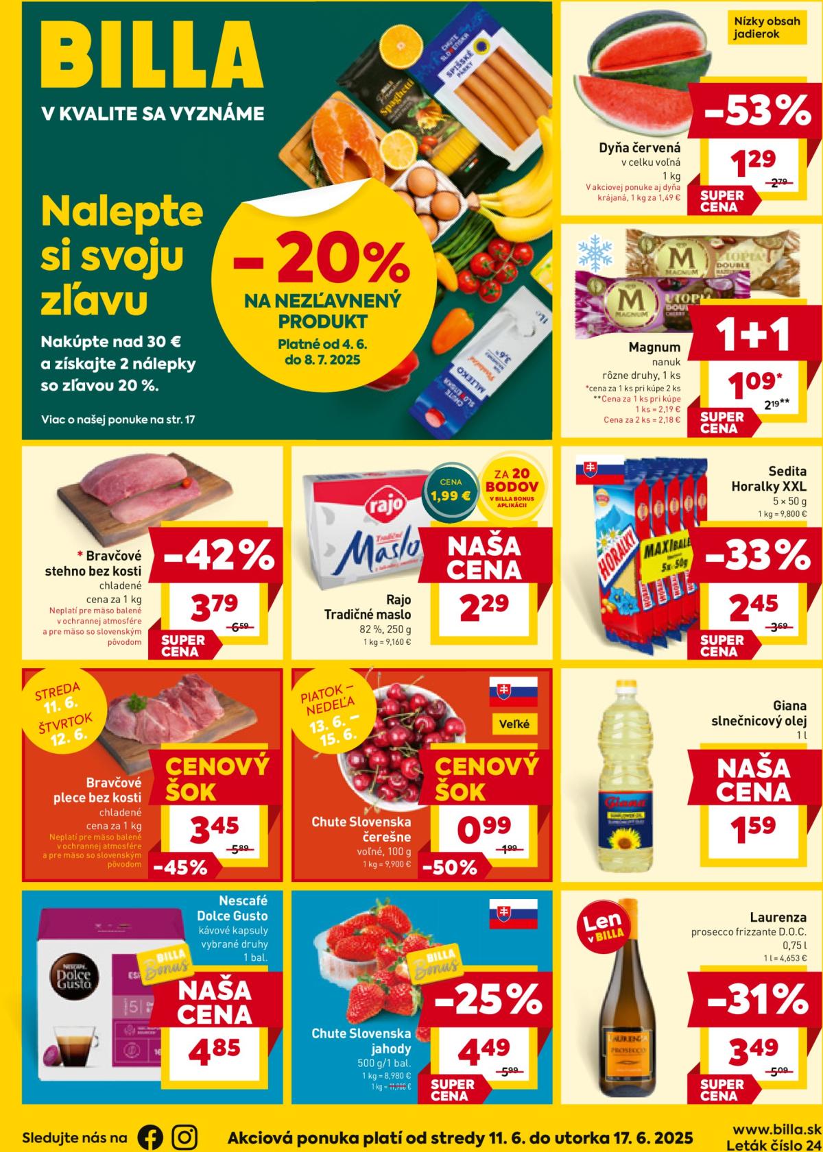 Leták Billa platný od 11.06. do 17.06.