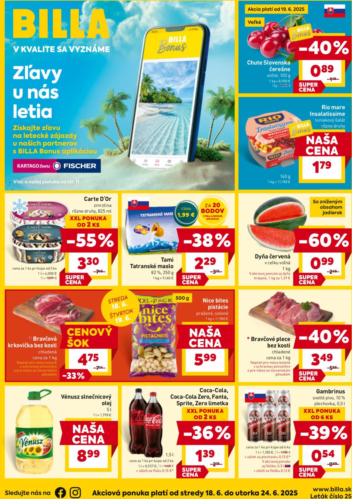 Leták Billa platný od 18.06. do 24.06.