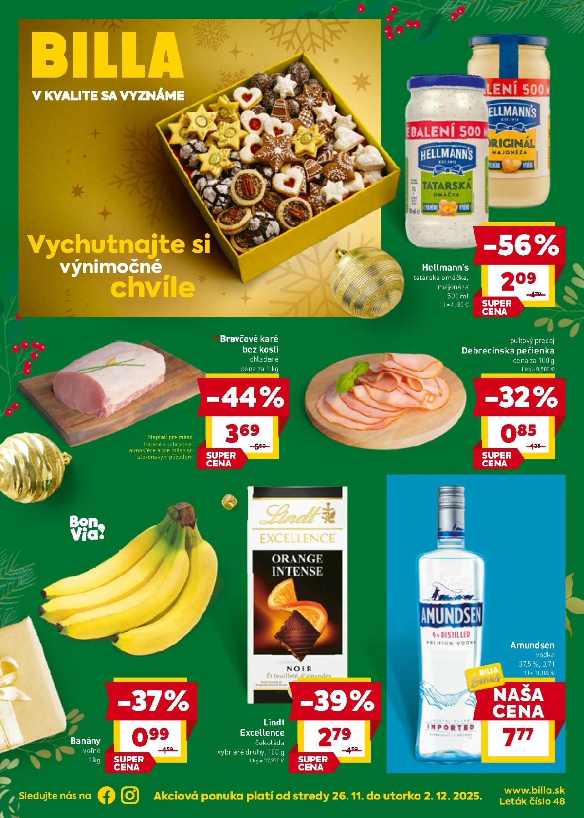 Leták Billa platný od 26.11. do 02.12.