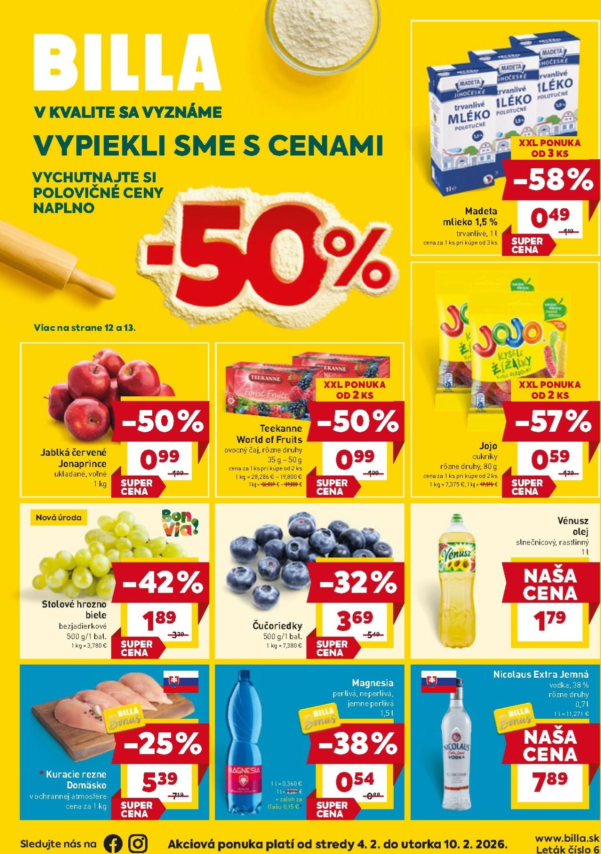 Leták Billa platný od 04.02.2026 do 10.02.2026