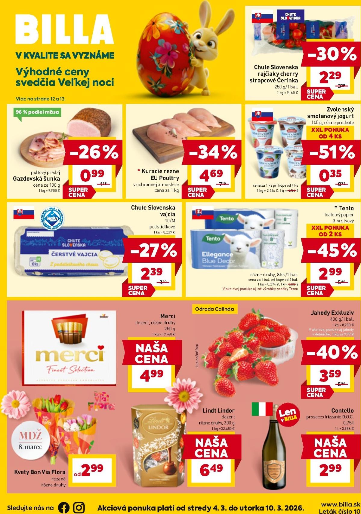 Leták Billa platný od 04.03.2026 do 10.03.2026