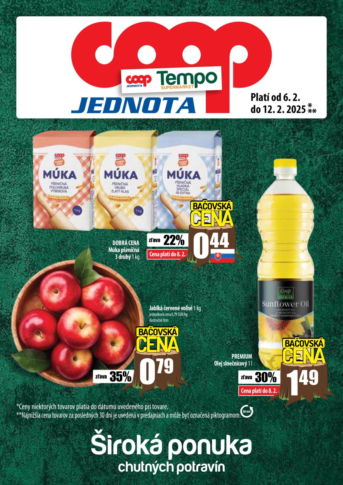 COOP Jednota - Tempo leták platný od 06.02. - 12.02.