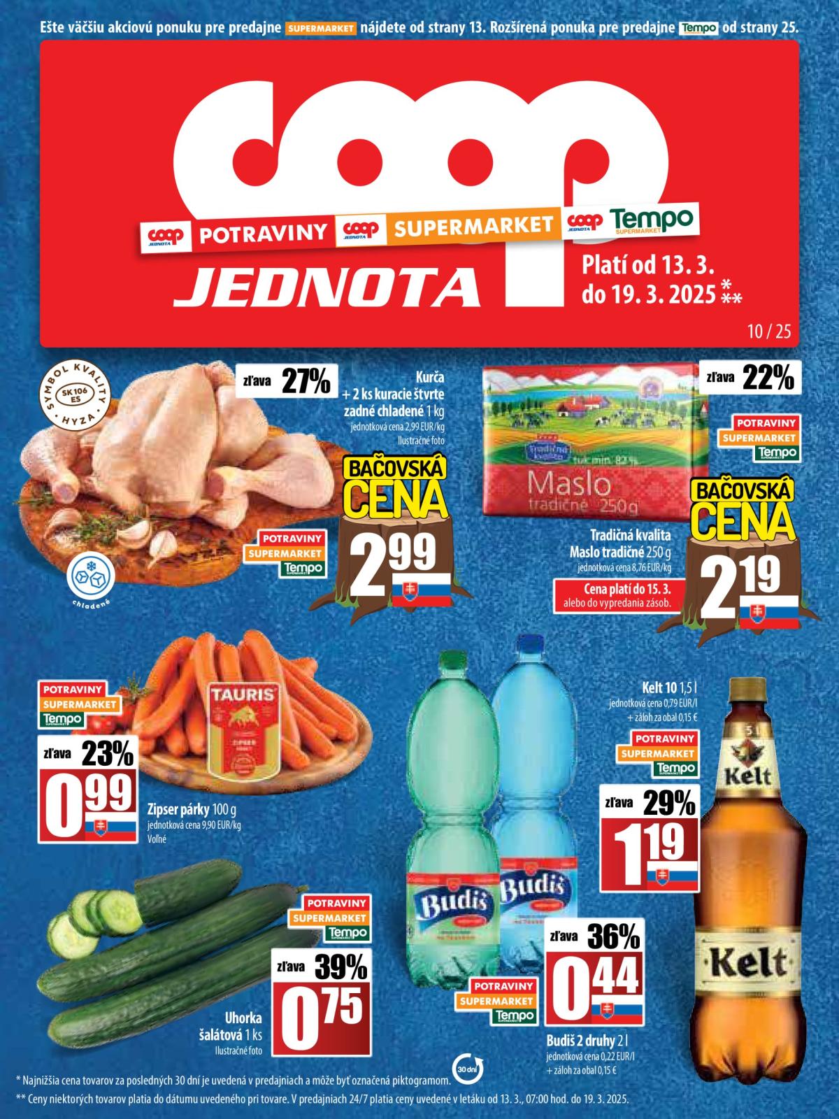 COOP Jednota leták platný od 13.03. - 19.03.