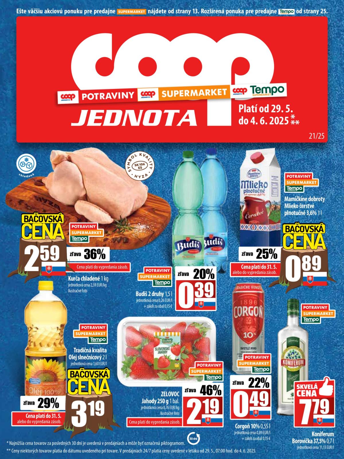 COOP Jednota leták platný od 29.05. - 04.06.