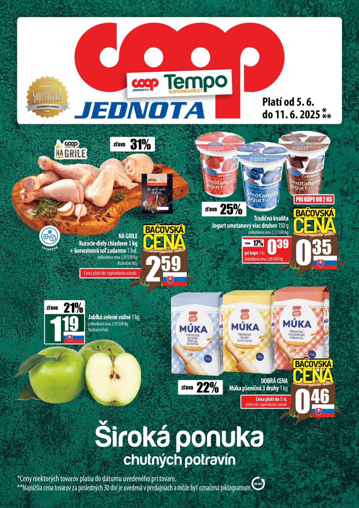 Leták COOP Jednota - Tempo platný od 05.06. - 11.06.