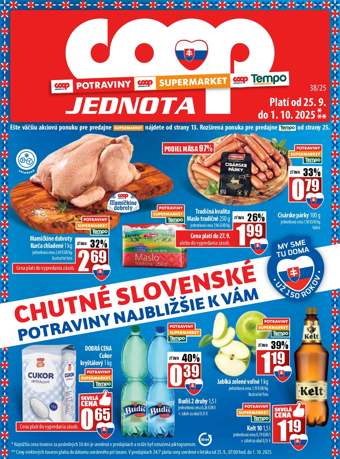 Leták COOP Jednota platný od 25.09. do 01.10.