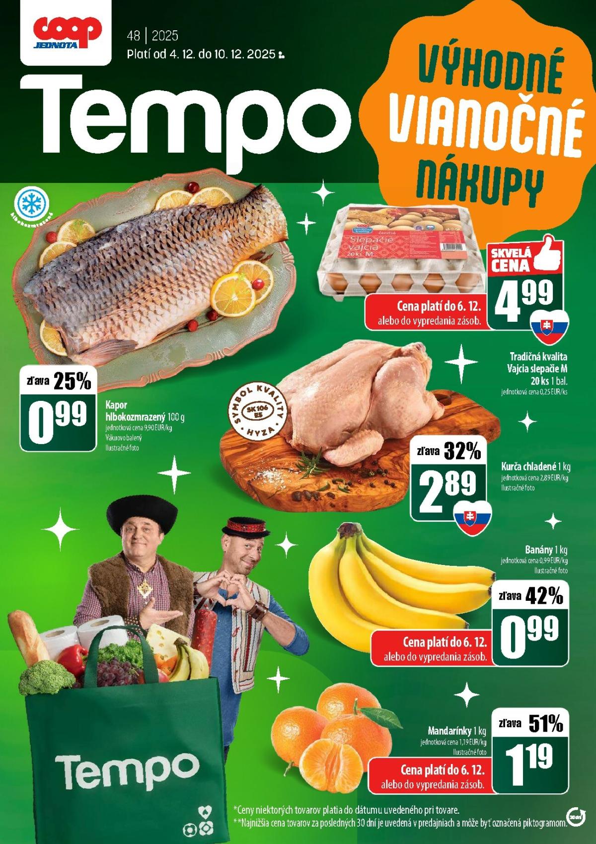Leták COOP Jednota - Tempo platný od 04.12. do 10.12.