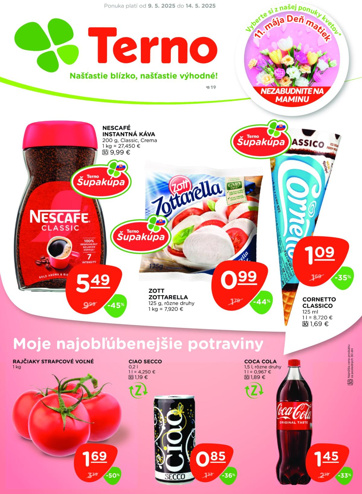 Terno leták platný od 09.05. - 14.05.