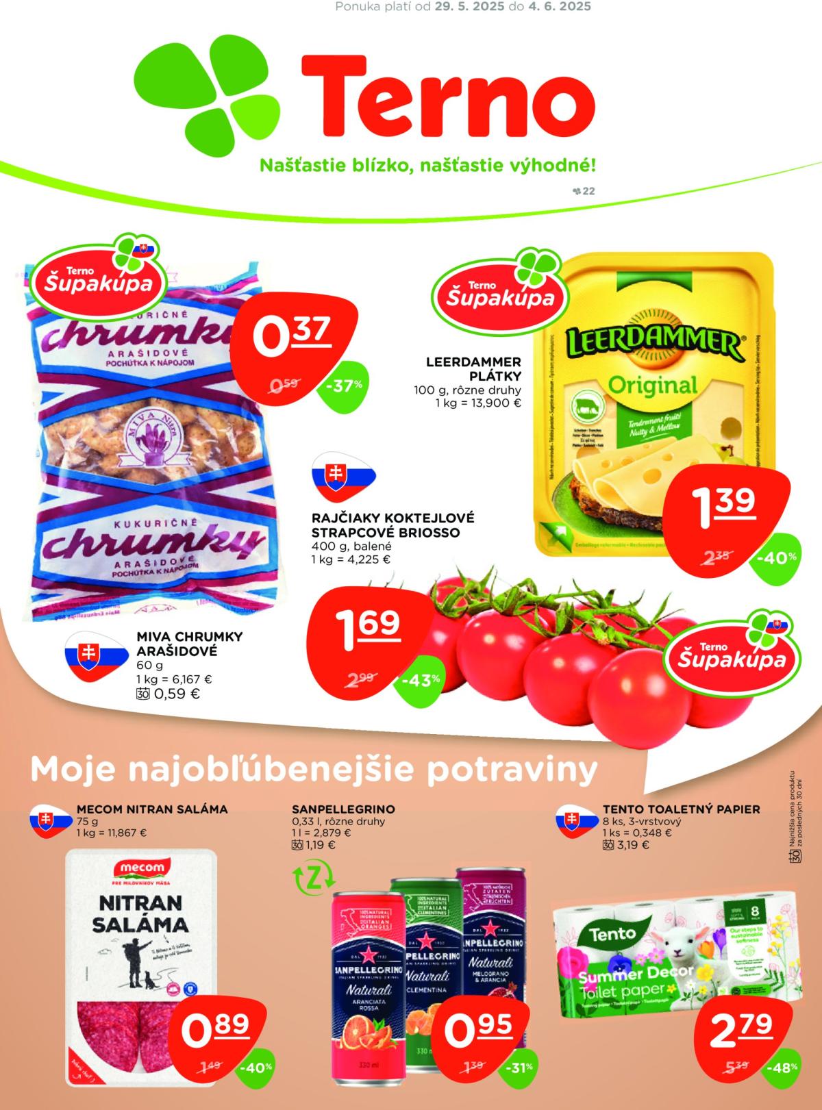 Terno leták platný od 29.05. - 04.06.