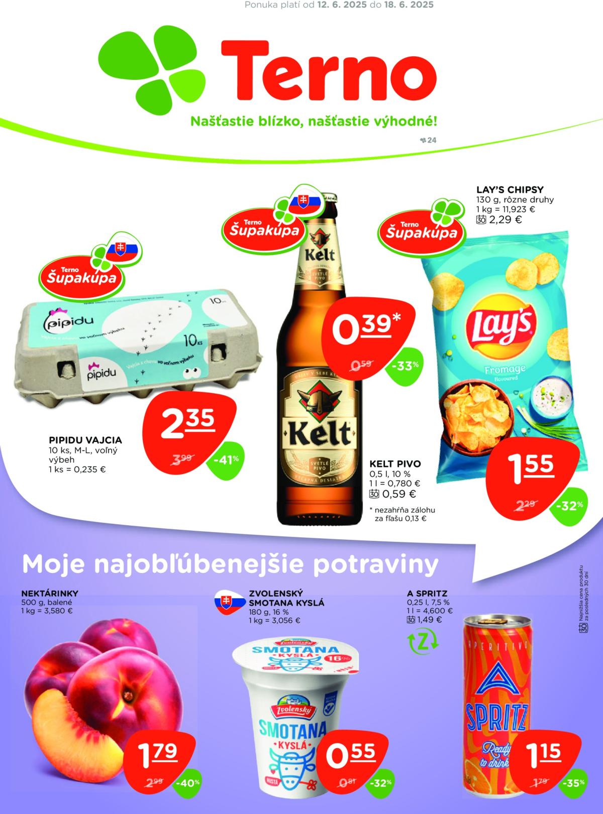 Leták Terno platný od 12.06. do 18.06.