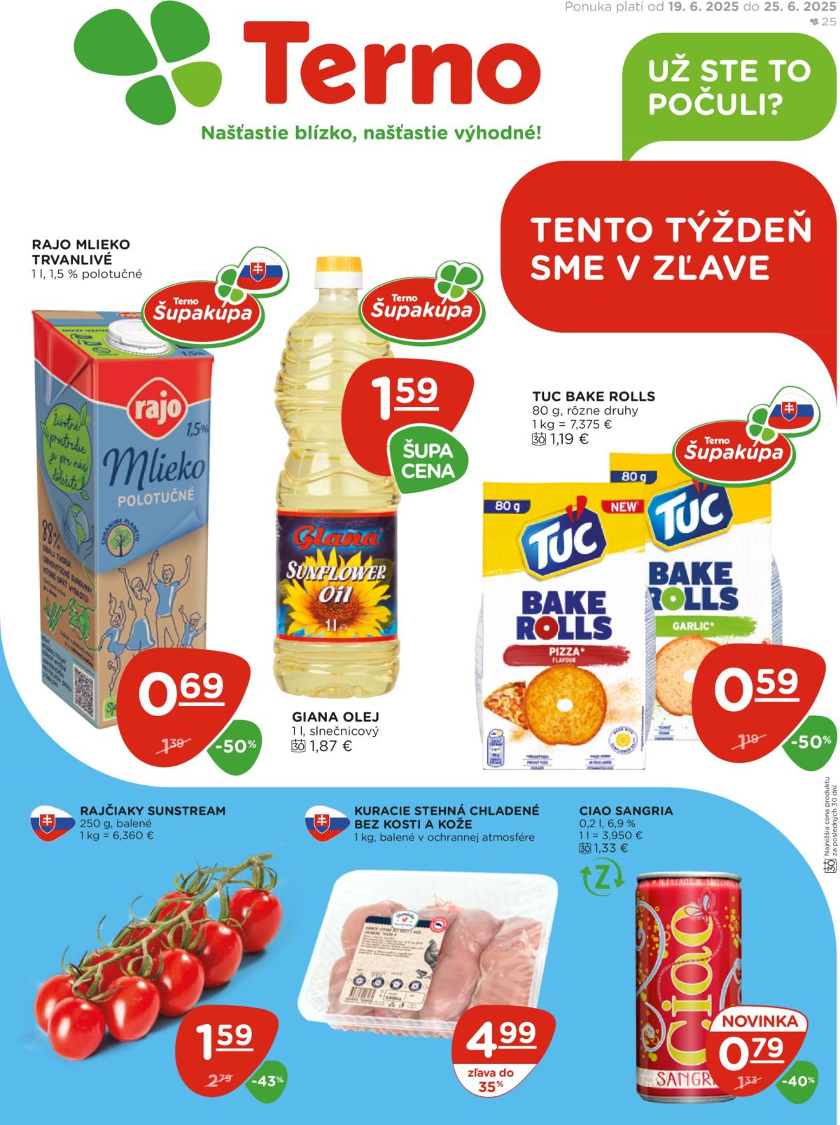 Leták Terno platný od 19.06. do 25.06.