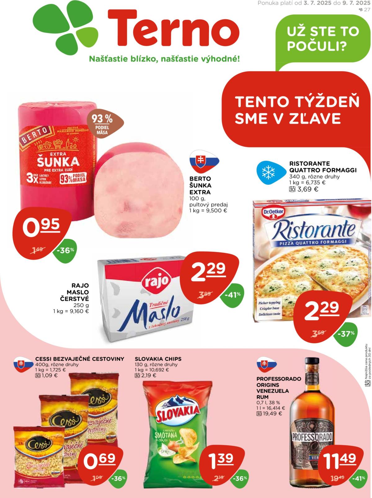 Leták Terno platný od 03.07. do 09.07.