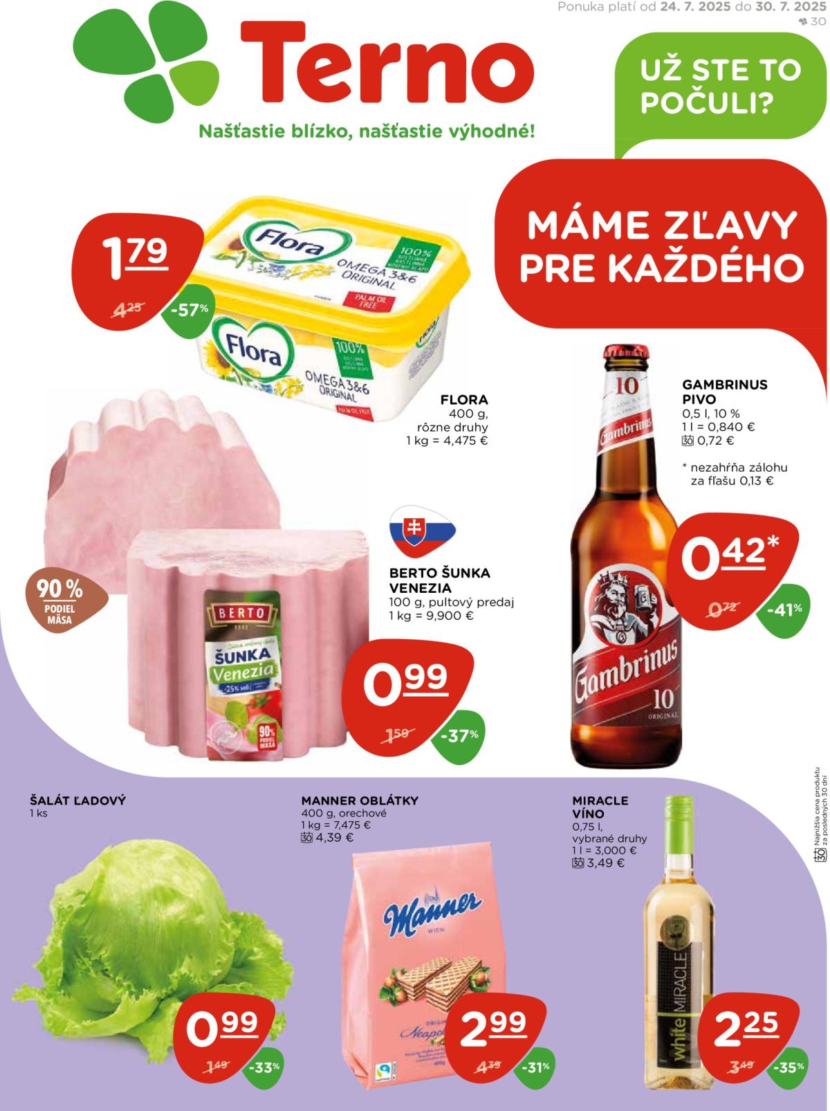 Leták Terno platný od 24.07. do 30.07.