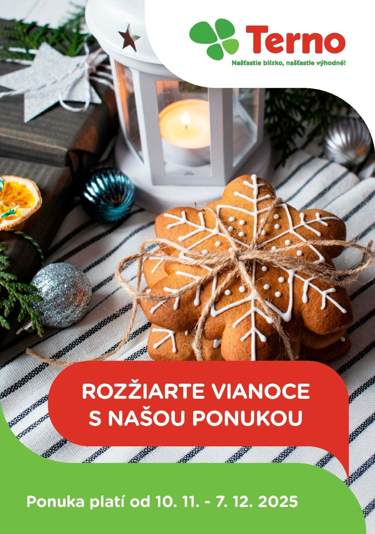 Leták Terno - Vianočná ponuka platný od 10.11. do 07.12.