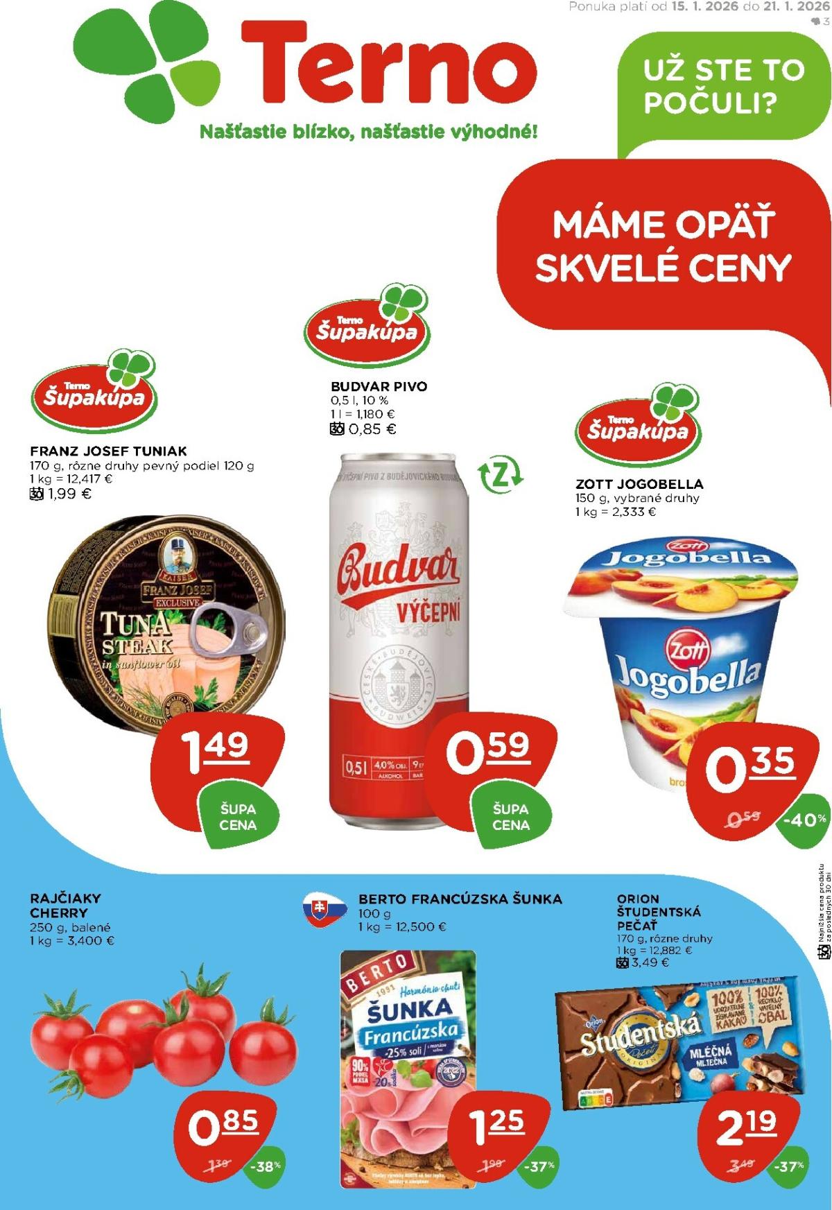 Leták Terno platný od 15.01. do 21.01.