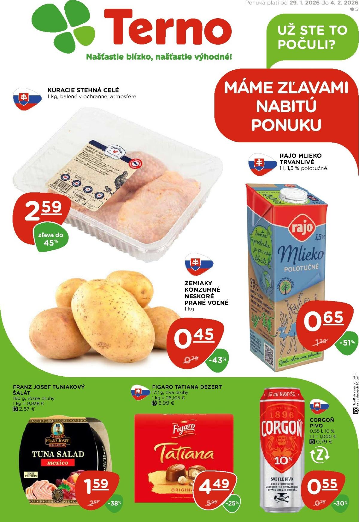 Leták Terno platný od 29.01. do 04.02.
