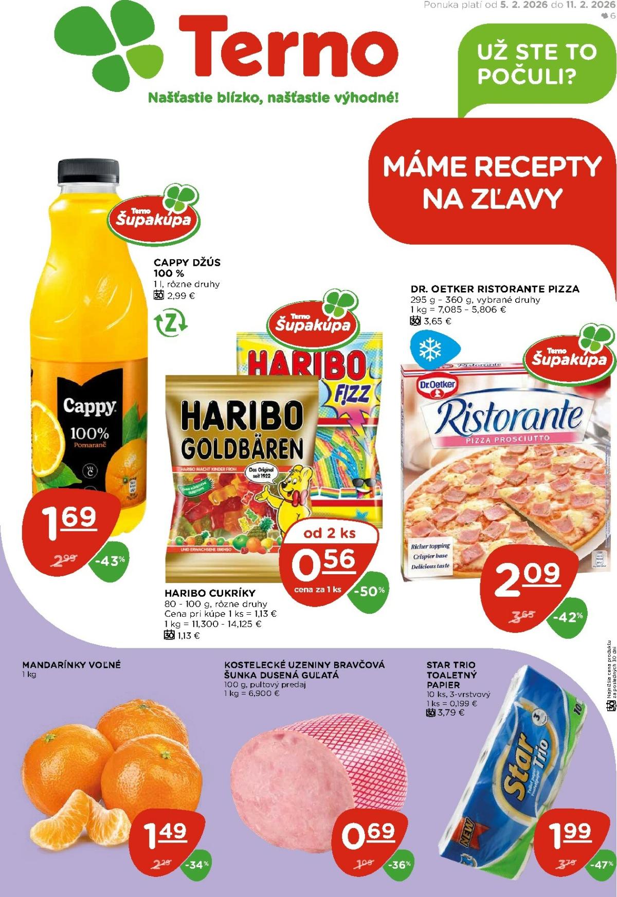 Leták Terno platný od 05.02.2026 do 11.02.2026
